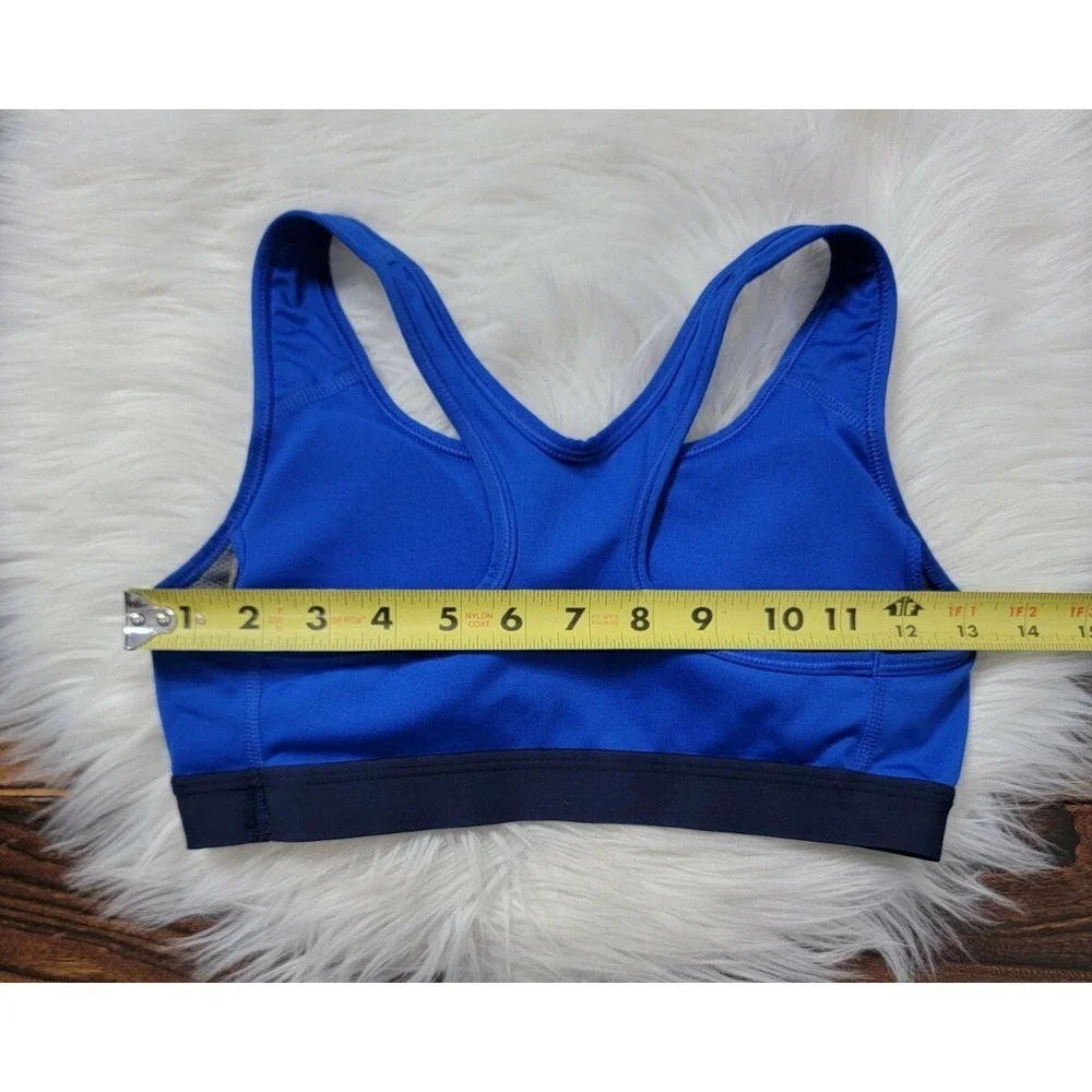 NIKE Dri-Fit  Racerback Sports Bra Women's size Small Blue